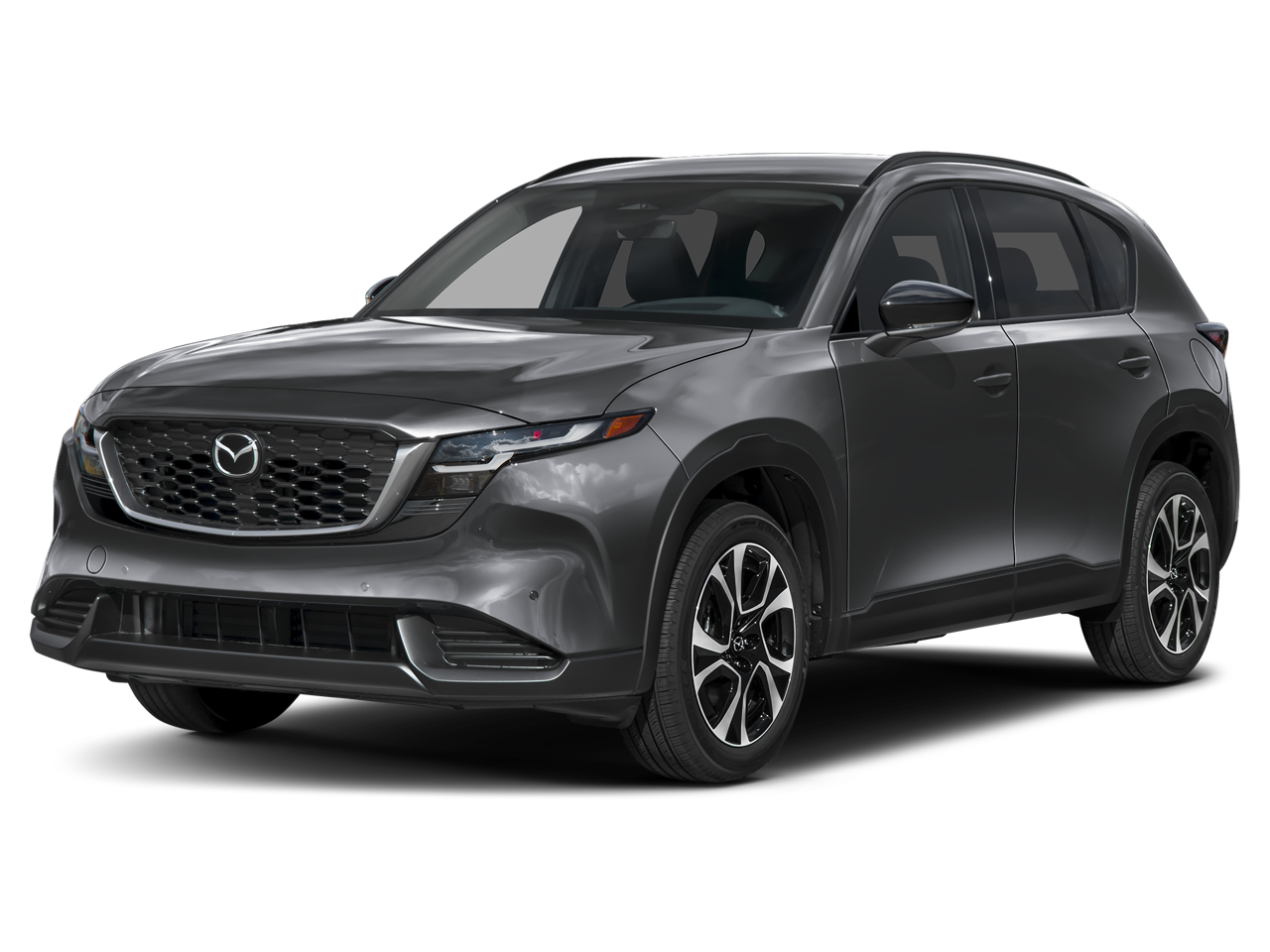 2026 Mazda Mazda CX-5 2.5 S Preferred AWD in Machine Gray Metallic — front three-quarter view