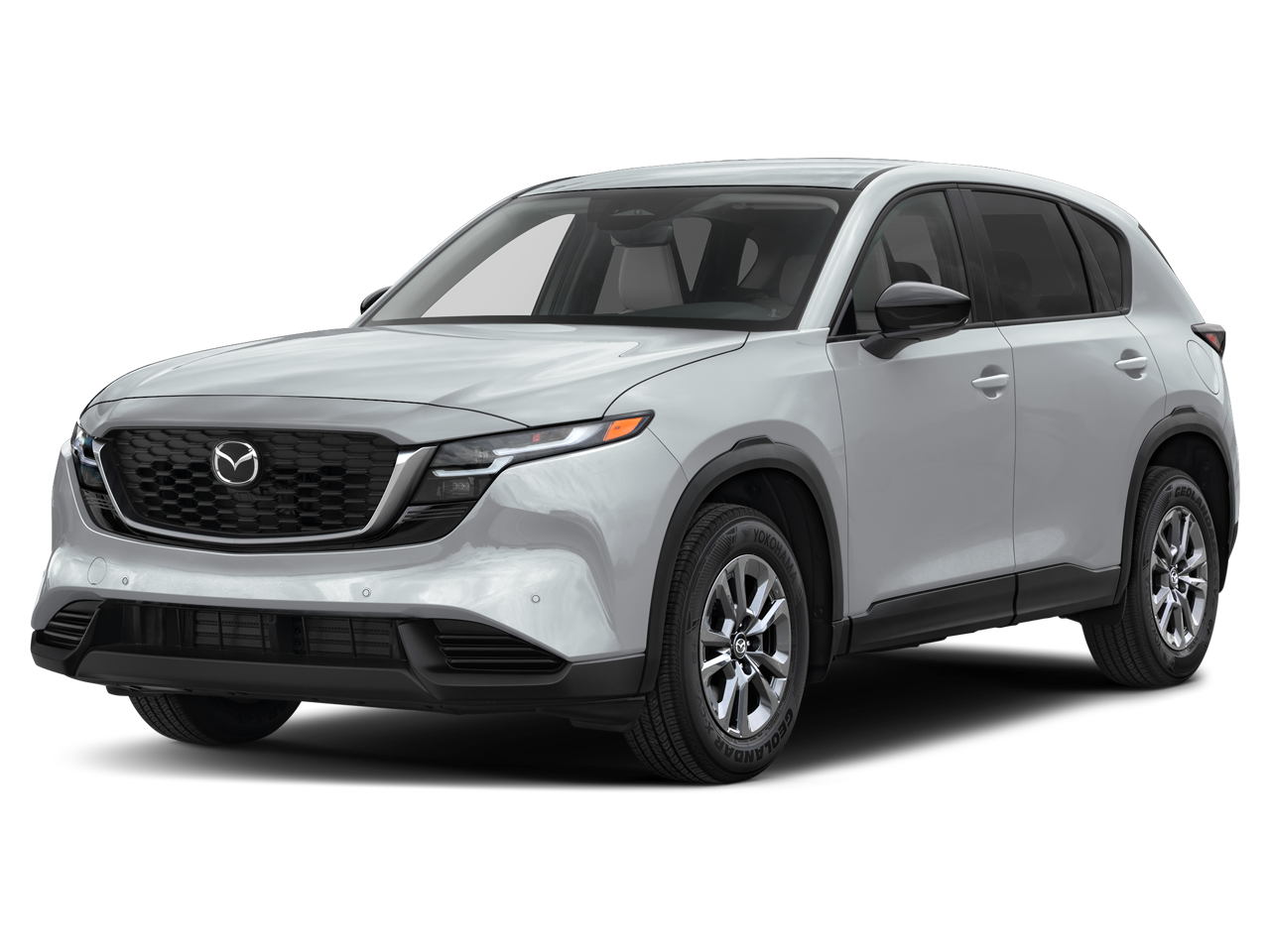 2026 Mazda Mazda CX-5 2.5 S Select AWD in Aero Gray Metallic — front three-quarter view