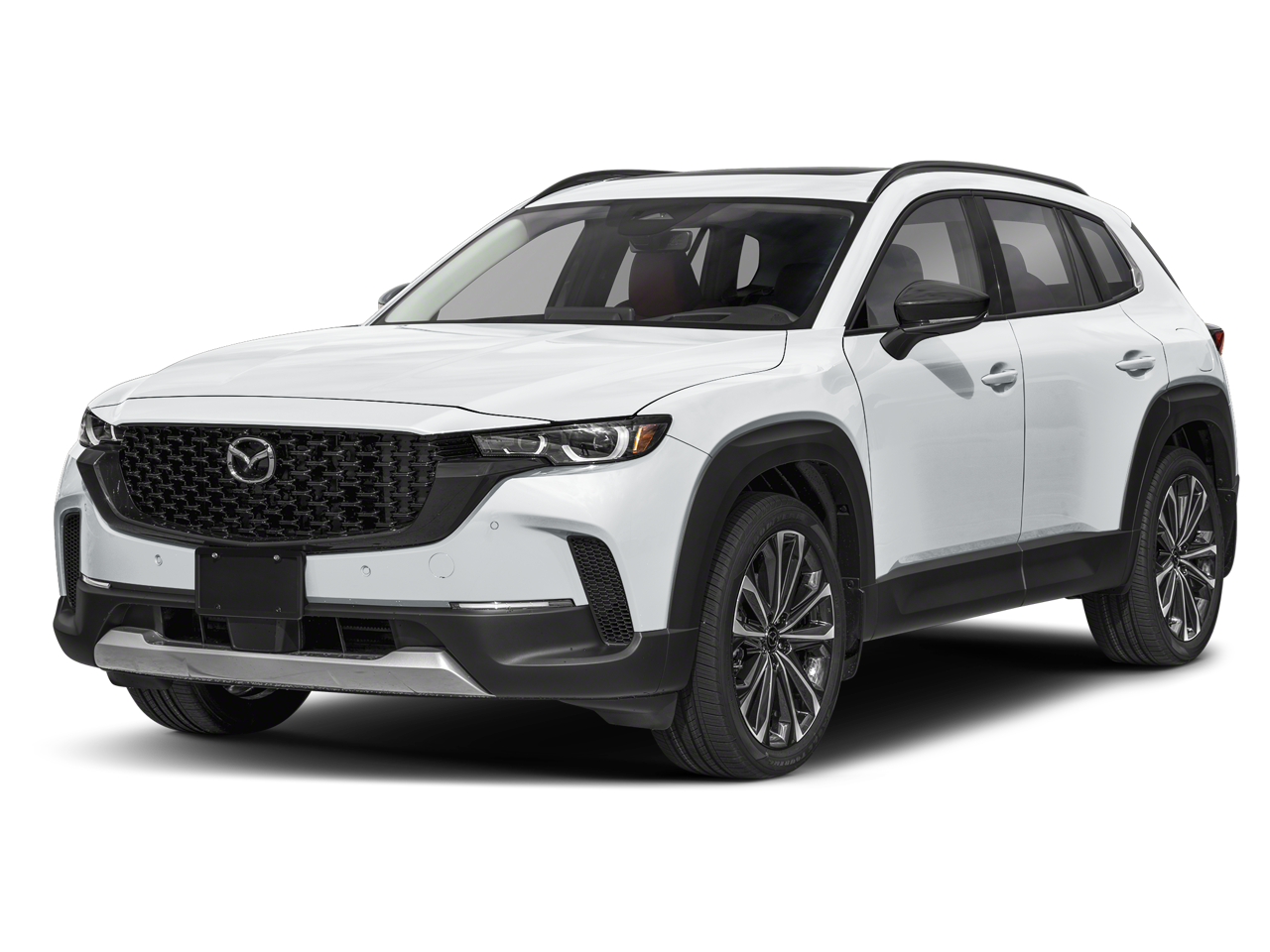 2026 Mazda Mazda CX-50 2.5 Turbo AWD in Wind Chill Pearl — front three-quarter view