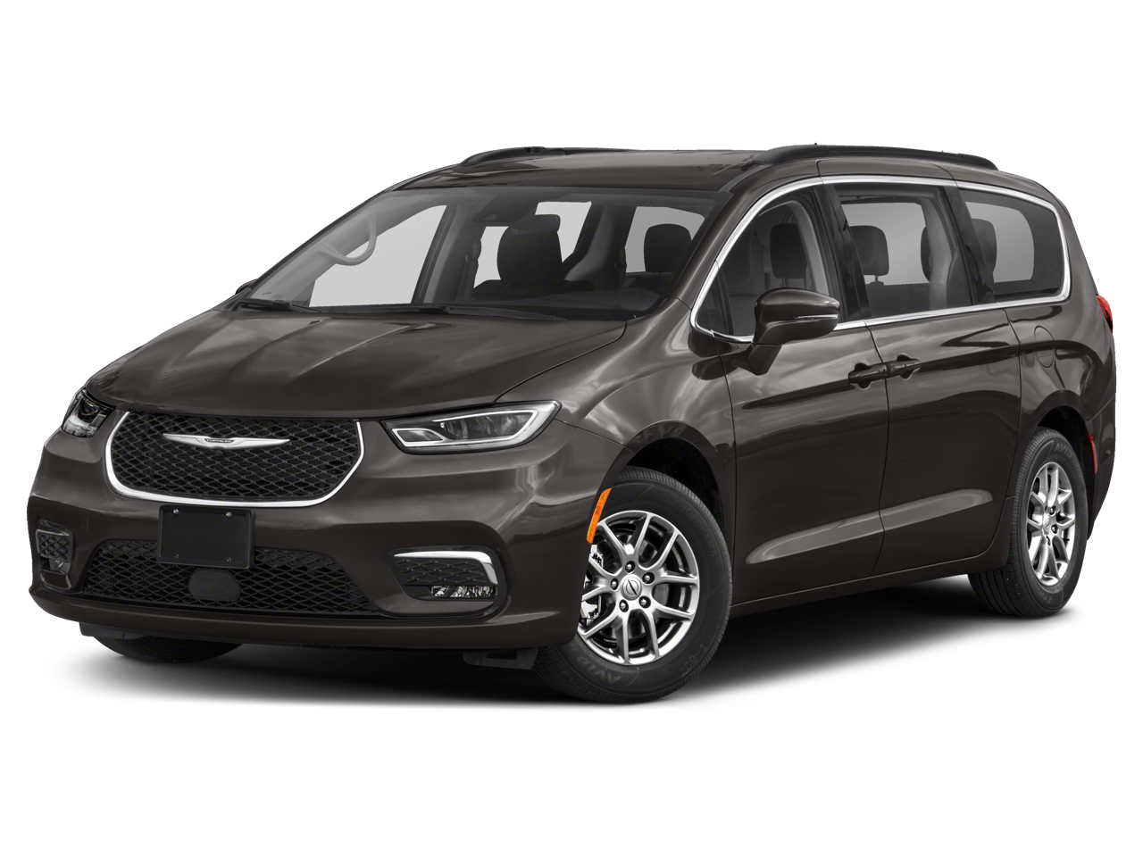 2022 Chrysler Pacifica Limited in Silver Mist Clearcoat — front three-quarter view