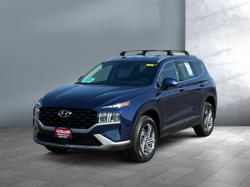 2023 Hyundai Santa Fe SEL in Stormy Sea — front three-quarter view