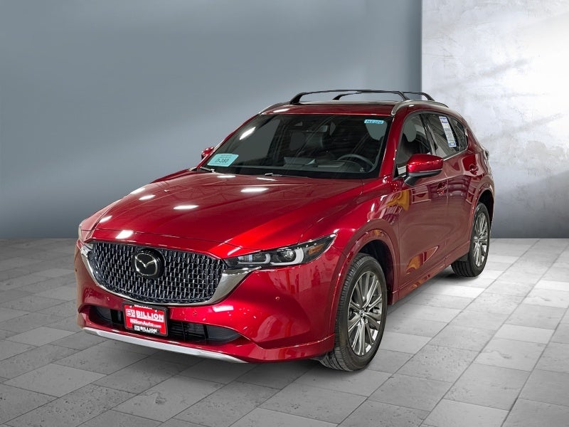2025 Mazda Mazda CX-5 2.5 Turbo Signature in Soul Red Crystal Metallic — front three-quarter view