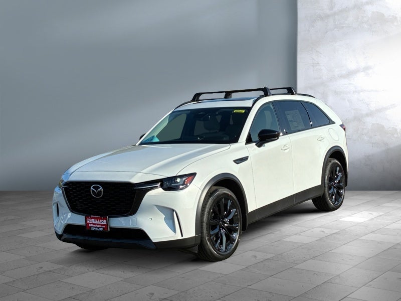 2026 Mazda Mazda CX-90 3.3 Turbo Premium Sport AWD in Rhodium White Premium — front three-quarter view