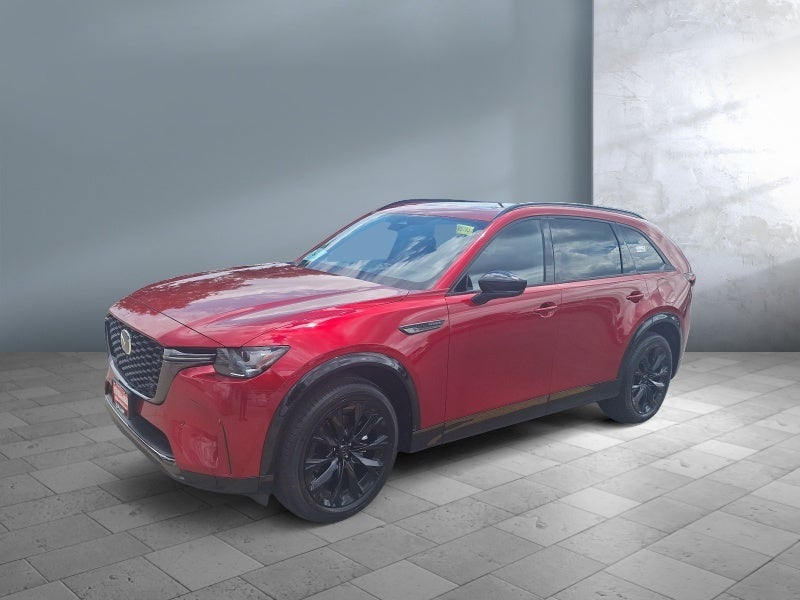 2026 Mazda Mazda CX-90 3.3 Turbo S Premium Sport AWD in Soul Red Crystal Metallic — front three-quarter view