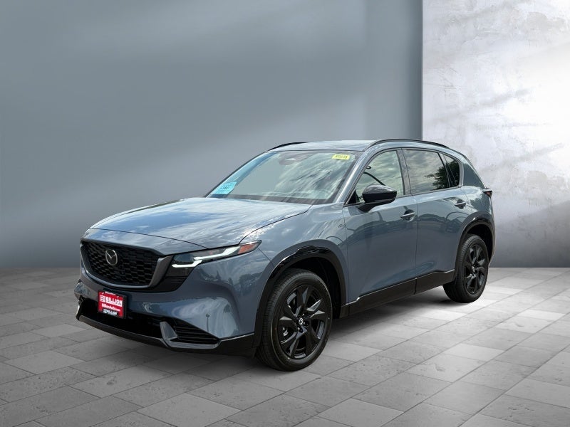 2026 Mazda Mazda CX-5 2.5 S Premium AWD in Polymetal Gray Metallic — front three-quarter view