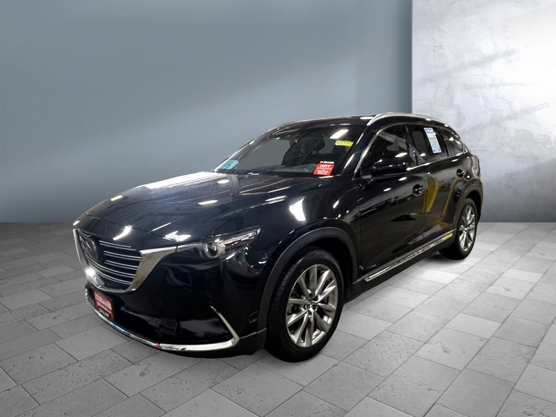 2019 Mazda Mazda CX-9 Grand Touring in Jet Black Mica — front three-quarter view