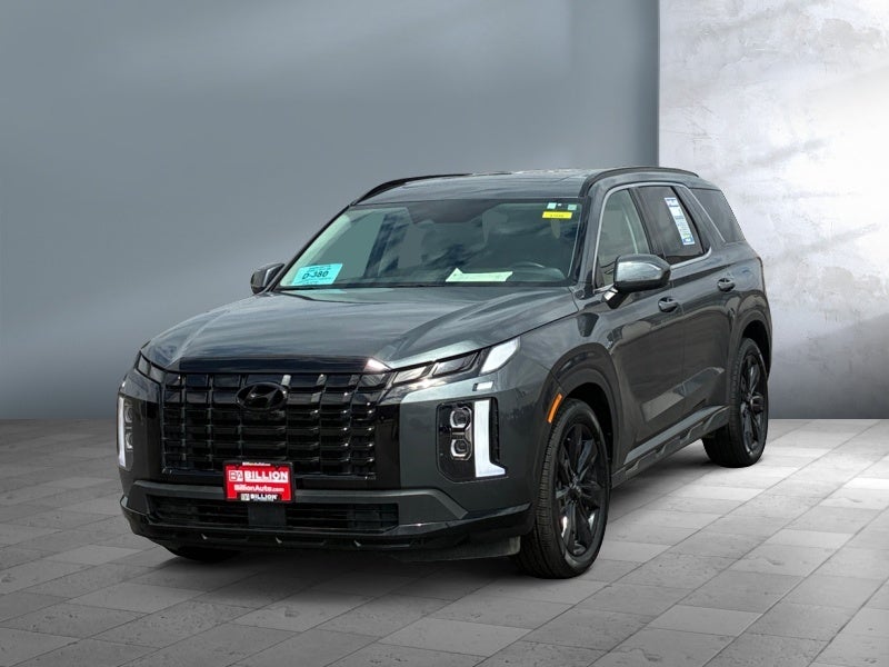 2024 Hyundai Palisade XRT in Steel Graphite — front three-quarter view