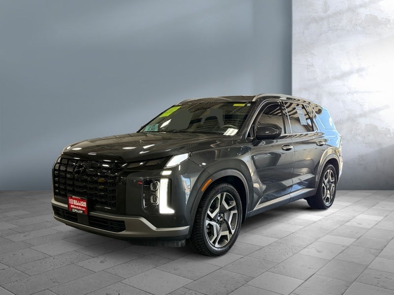 2023 Hyundai Palisade Limited in Steel Graphite — front three-quarter view