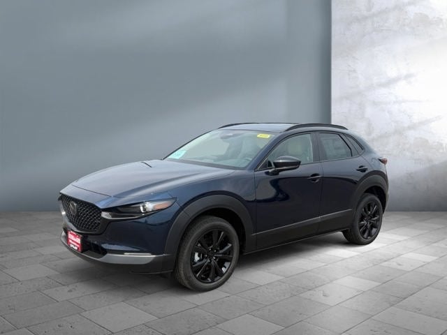 2026 Mazda Mazda CX-30 2.5 S Aire Edition in Deep Crystal Blue Mica — front three-quarter view