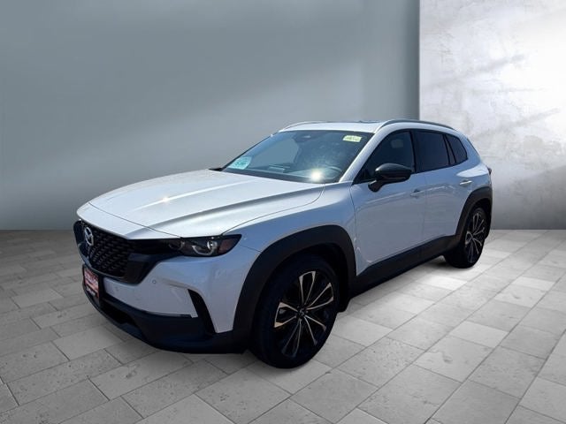 2026 Mazda Mazda CX-50 2.5 S Premium AWD in Wind Chill Pearl — front three-quarter view