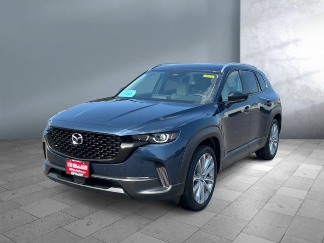2026 Mazda Mazda CX-50 2.5 S Premium AWD in Ingot Blue Metallic — front three-quarter view