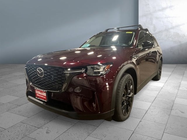 2026 Mazda Mazda CX-90 3.3 Turbo Premium Sport AWD in Artisan Red Premium — front three-quarter view