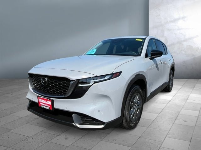 2026 Mazda Mazda CX-5 2.5 S Select AWD in Aero Gray Metallic — front three-quarter view