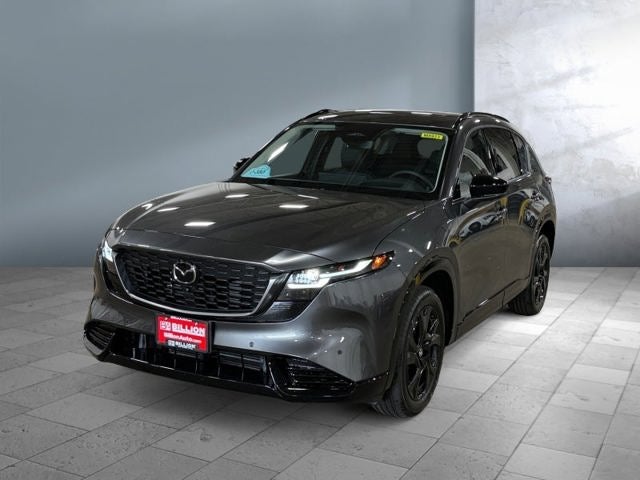 2026 Mazda Mazda CX-5 2.5 S Premium Plus AWD in Machine Gray Metallic — front three-quarter view